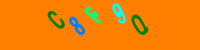 Blue Captcha Image
