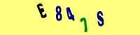Blue Captcha Image