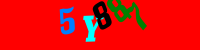 Blue Captcha Image