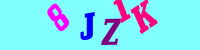 Blue Captcha Image