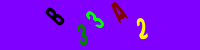 Blue Captcha Image