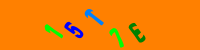 Blue Captcha Image
