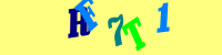Blue Captcha Image