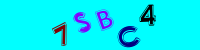 Blue Captcha Image