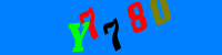 Blue Captcha Image