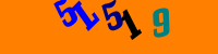 Blue Captcha Image
