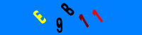 Blue Captcha Image