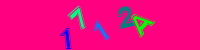Blue Captcha Image