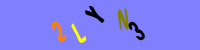 Blue Captcha Image