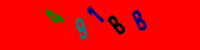 Blue Captcha Image